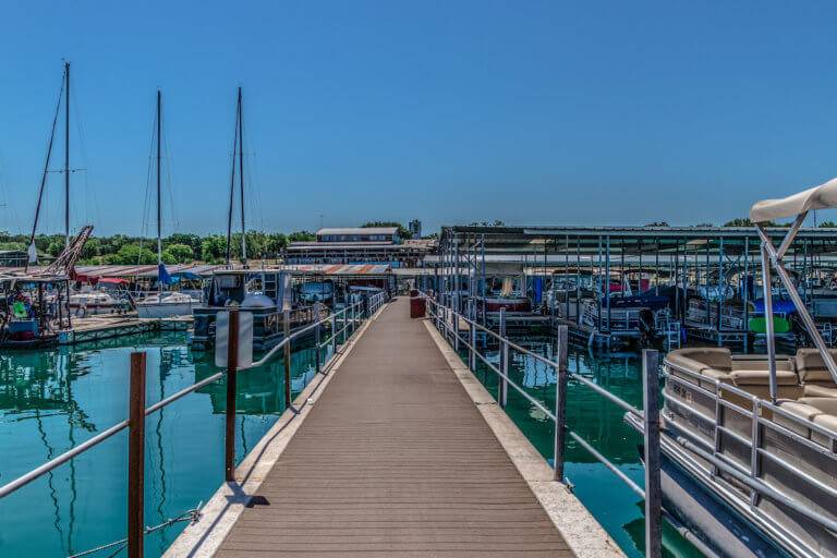Boat Slips, Covered Slips, Boat Docks in Texas Canyon Lake Marina